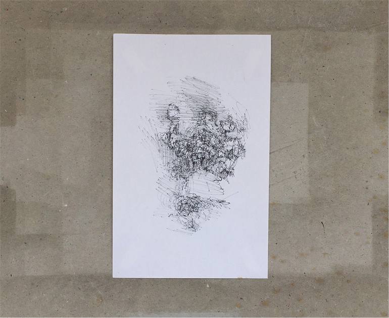 Original Abstract Expressionism Abstract Drawing by David Ronce