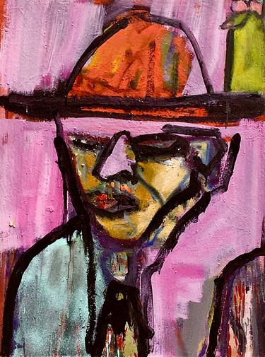 Print of Expressionism Men Paintings by Robert Brodesky