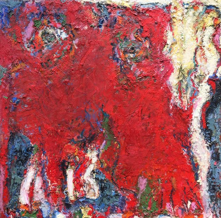 Red figure Painting by John Monaco Saatchi Art