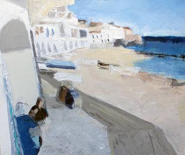 Print of Beach Paintings by rosy modet