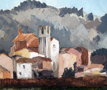Original Impressionism Landscape Paintings by rosy modet