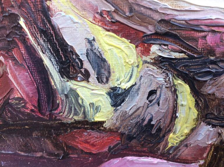 Original Impressionism Beach Painting by Rosy Modet