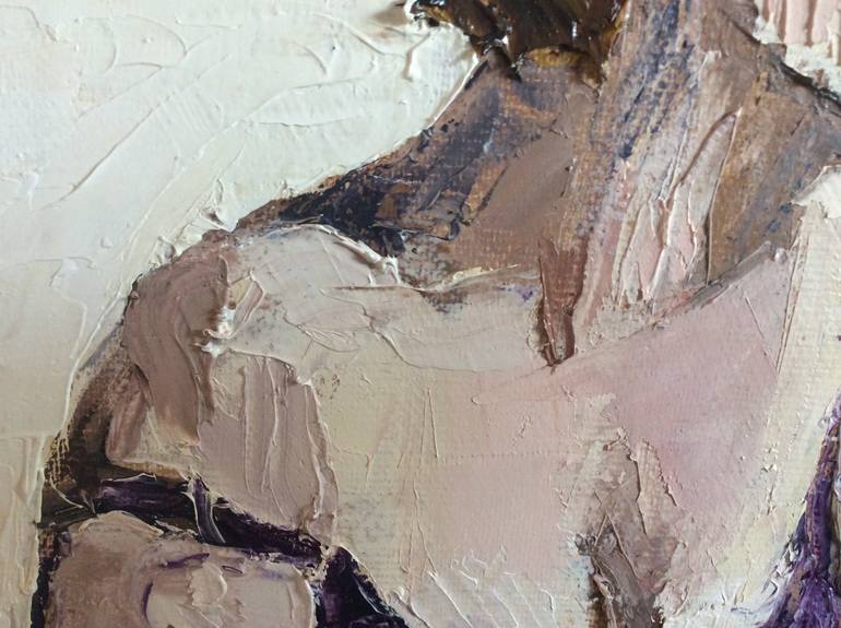 Original Figurative Beach Painting by Rosy Modet