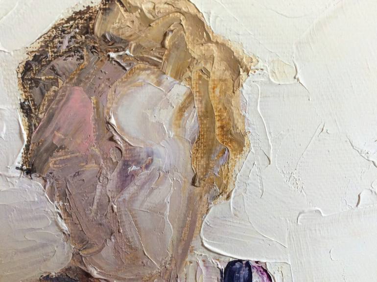 Original Figurative Beach Painting by Rosy Modet