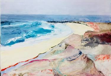 Print of Seascape Paintings by rosy modet