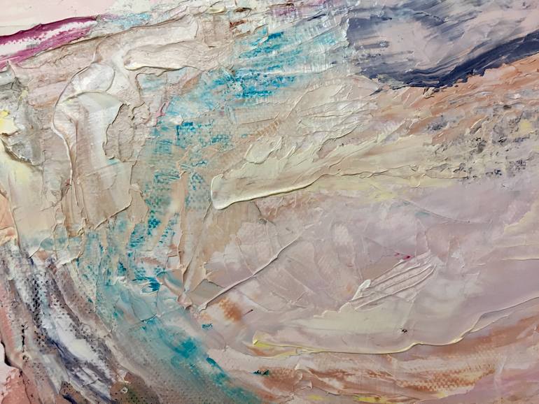 Original Abstract Expressionism Seascape Painting by Rosy Modet