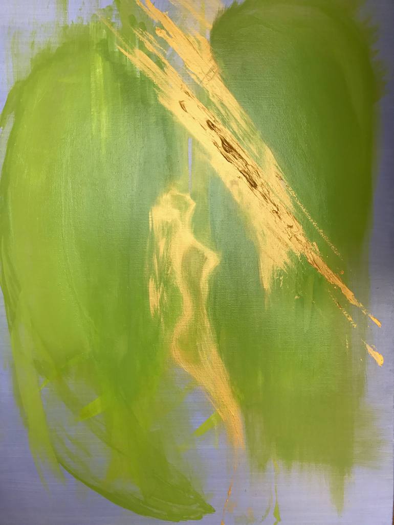 Original Conceptual Abstract Painting by Wen Xin