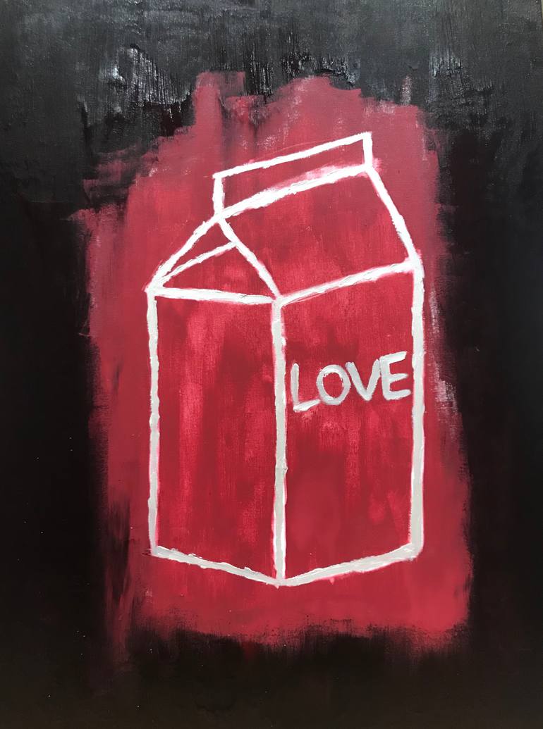 Original Abstract Expressionism Abstract Painting by Wen Xin