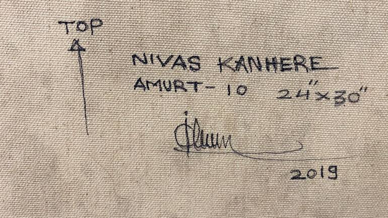Original Abstract Expressionism Abstract Painting by Nivas Kanhere