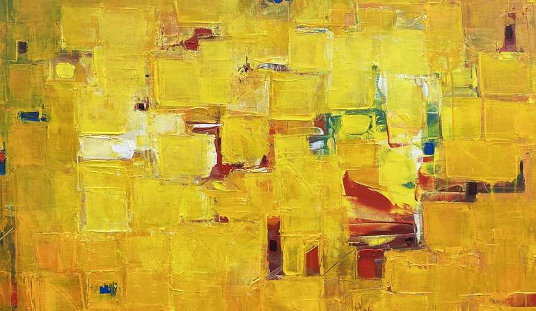 Original Abstract Expressionism Abstract Painting by Nivas Kanhere