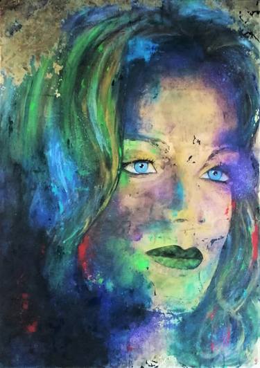 Original Abstract Celebrity Paintings by Anne Robin