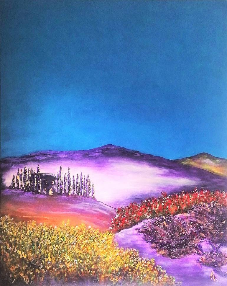 Print of Figurative Landscape Paintings by Anne Robin