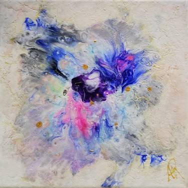 Original Abstract Floral Paintings by Anne Robin