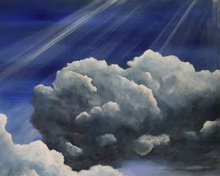 Original Figurative Landscape Painting by Anne Robin