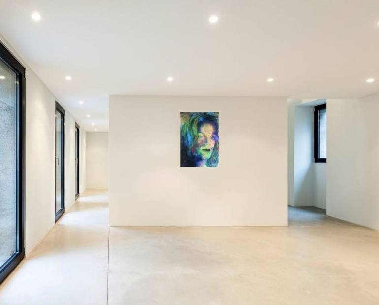 Original Abstract People Painting by Anne Robin