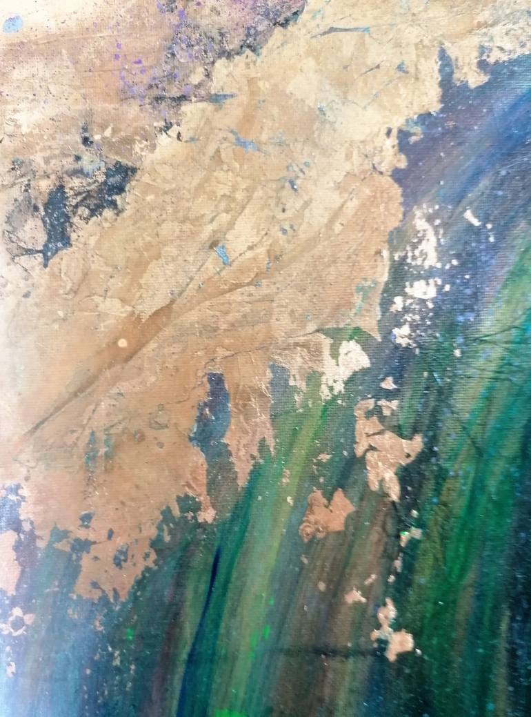 Original Abstract People Painting by Anne Robin