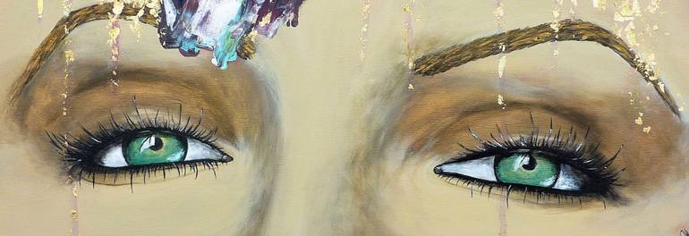 Original Abstract Women Painting by Anne Robin