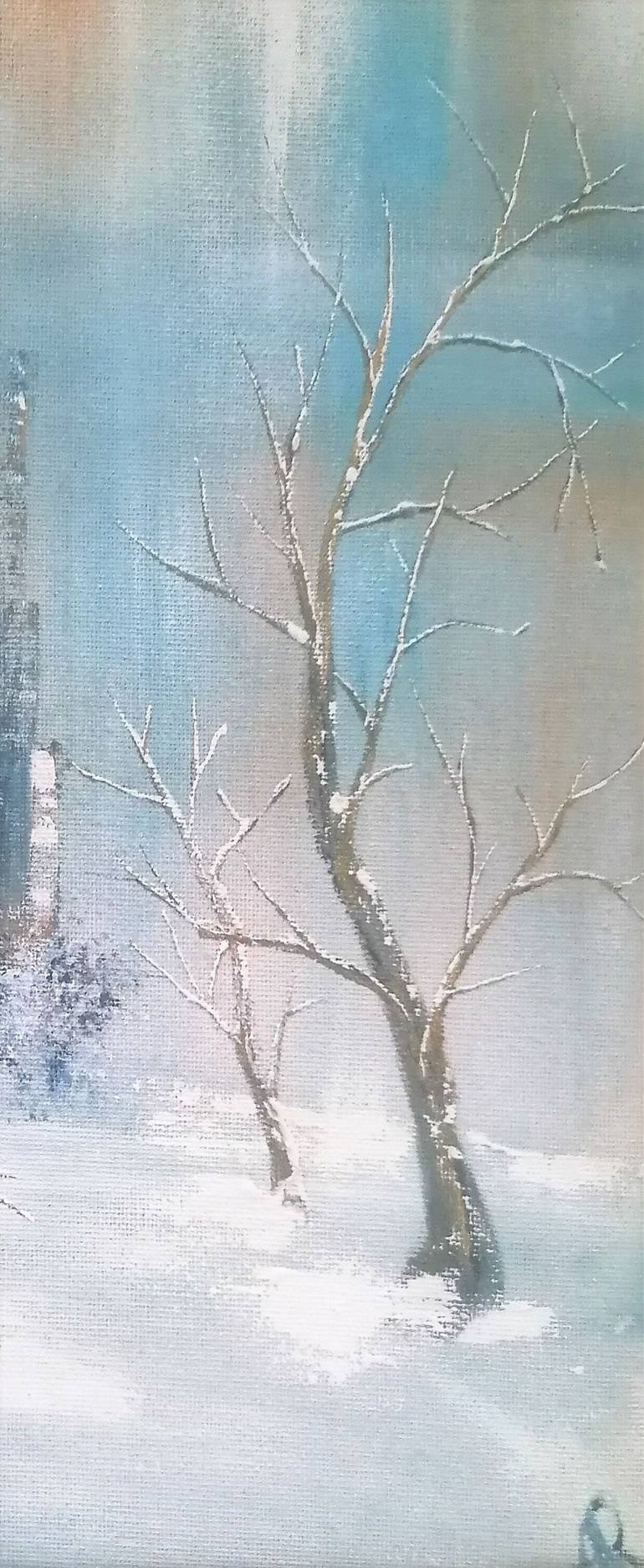 Original Abstract Language Painting by Anne Robin