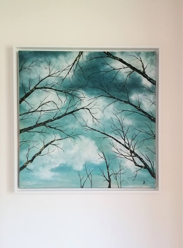 Original Figurative Tree Painting by Anne Robin