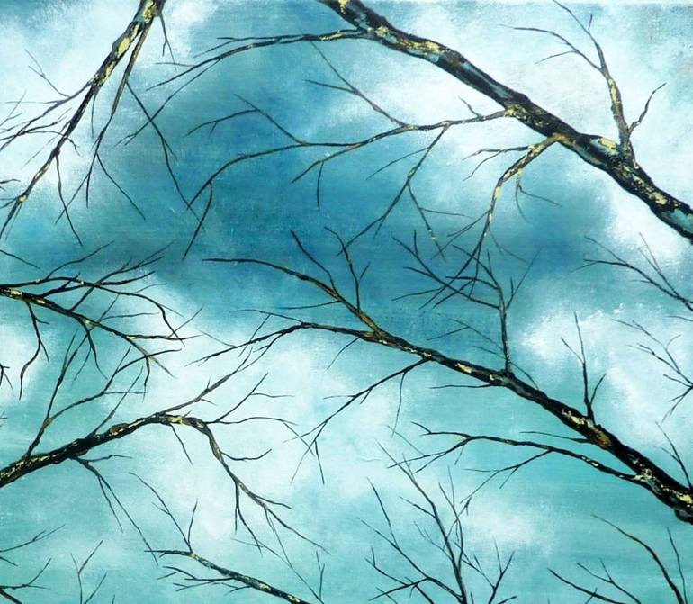 Original Figurative Tree Painting by Anne Robin