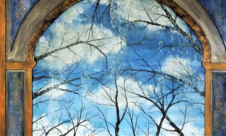 Original Figurative Landscape Painting by Anne Robin