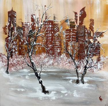Original Architecture Paintings by Anne Robin