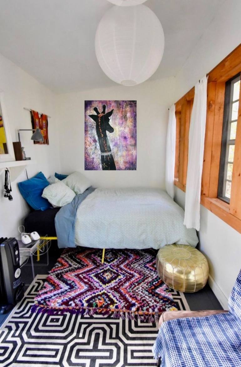 Original Abstract Animal Painting by Anne Robin