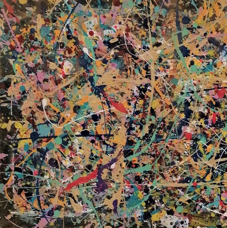 Original Abstract Painting by Anne Robin
