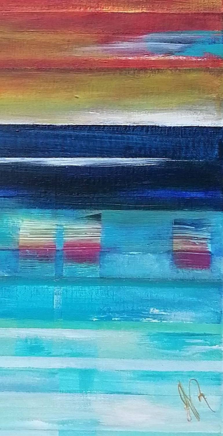 Original Abstract Painting by Anne Robin