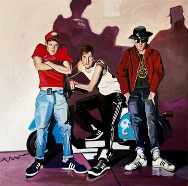 The NU Underground Rap Generation Painting by Benjamin Ortleb