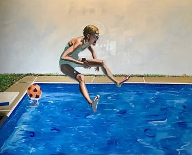 Original Figurative Children Paintings by Kevin Rifenburg