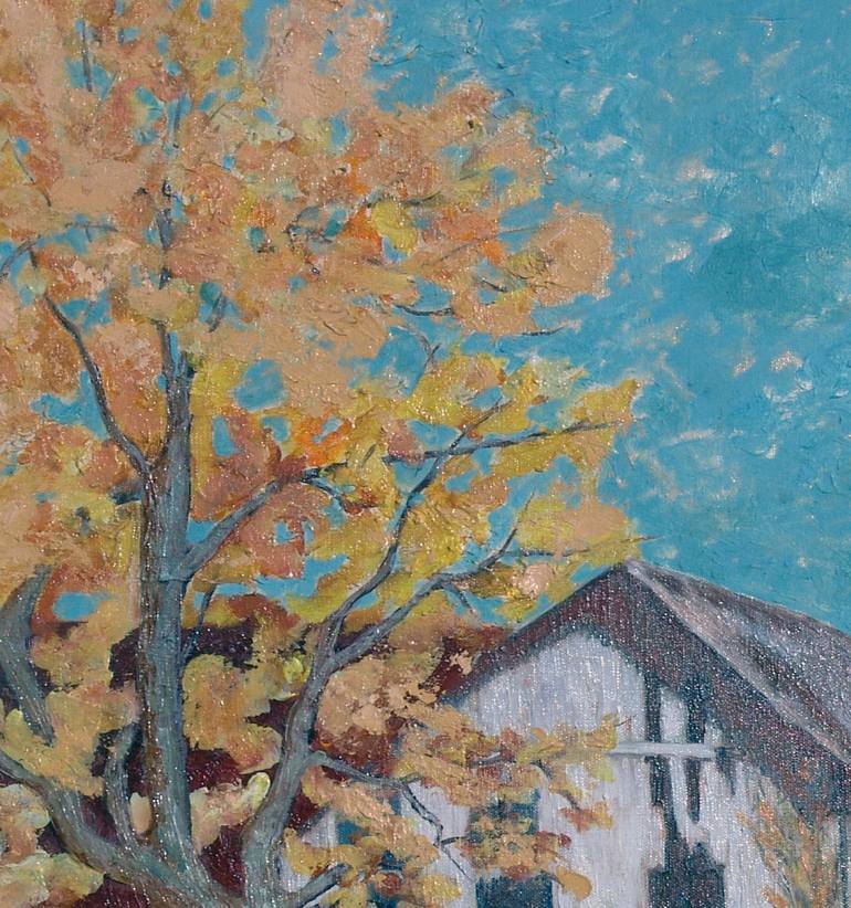 Original Expressionism Landscape Painting by Anne Carothers