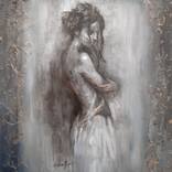 Nude with shawl Painting by Anna Sims | Saatchi Art