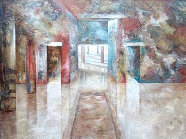 Original Architecture Paintings by anna sims