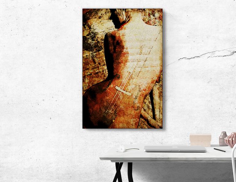 Original Modernism Nude Digital by Ron Green