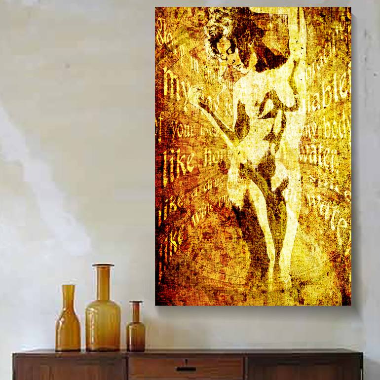 Original Modernism Nude Digital by Ron Green