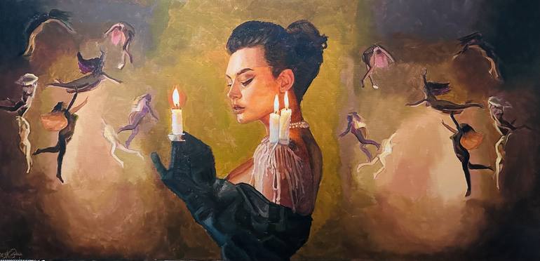 Original Baroque Fantasy Paintings by Cuneyt Cagdas