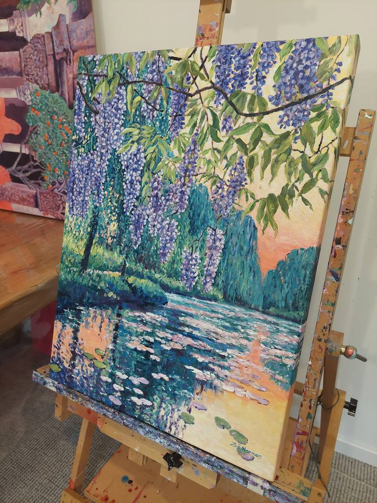 Original Contemporary Garden Painting by Zoe Elizabeth Norman