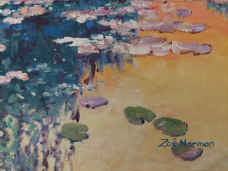 Original Contemporary Garden Painting by Zoe Elizabeth Norman