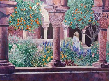 Original Garden Paintings by Zoe Elizabeth Norman