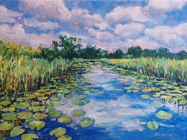 Original Impressionism Landscape Paintings by Zoe Elizabeth Norman