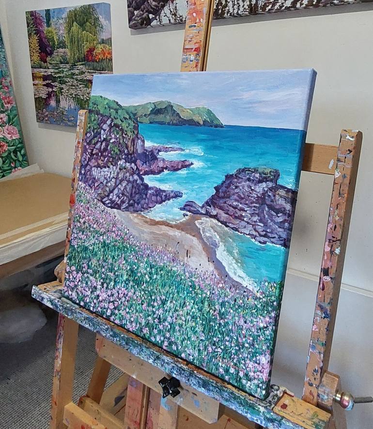 Original Beach Painting by Zoe Elizabeth Norman