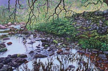 Original Impressionism Landscape Painting by Zoe Elizabeth Norman