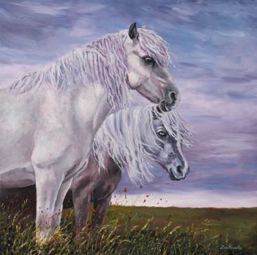 Original Contemporary Animal Painting by Zoe Elizabeth Norman
