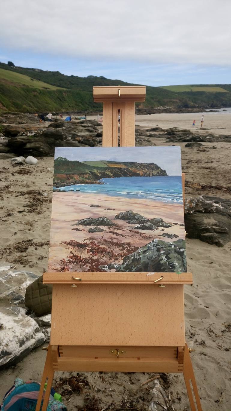 Original Fine Art Beach Painting by Zoe Elizabeth Norman