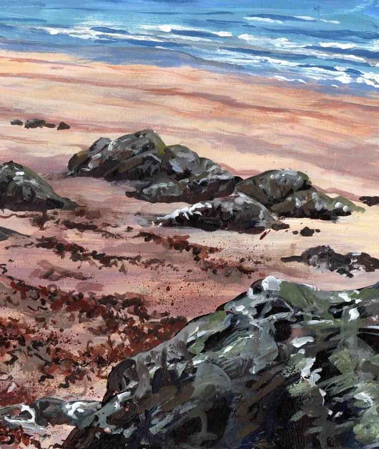 Original Fine Art Beach Painting by Zoe Elizabeth Norman