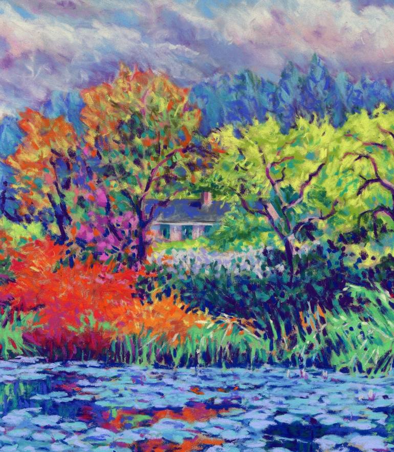 Original Impressionism Landscape Painting by Zoe Elizabeth Norman