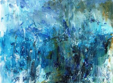 Original Abstract Expressionism Abstract Paintings by Zoe Elizabeth Norman