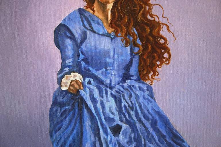 Original Fine Art Portrait Painting by Zoe Elizabeth Norman