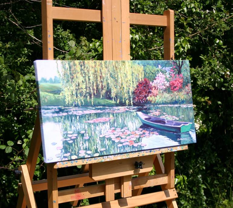 Original Impressionism Landscape Painting by Zoe Elizabeth Norman